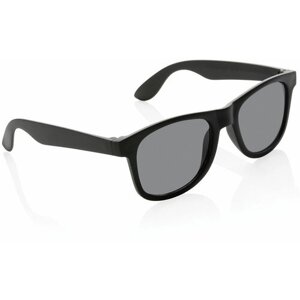 Солнцезащитные очки XD COLLECTION, вайфареры, оправа: пластик, складные, с защитой от УФ, черный