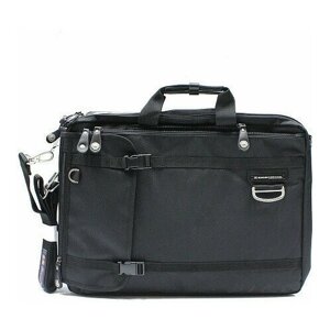Сумка-рюкзак Numanni, 12х36х48 см, ручная кладь, отделение для ноутбука, плечевой ремень, черный