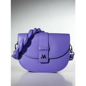 Сумка седло Angelo Maggiore Mia2.0 Mia2.0/purple, фактура матовая, гладкая, фиолетовый