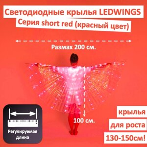 Светодиодные крылья Ledwings для танца RED