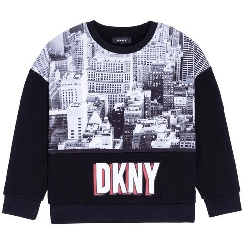 Свитшот DKNY, размер 176, черный