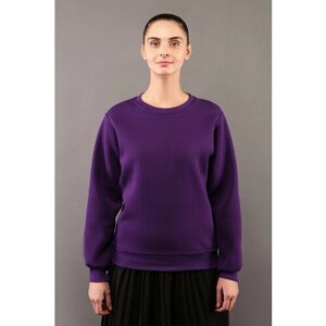 Свитшот Магазин Толстовок, силуэт прямой, средней длины, трикотажный, размер S-40-42-Woman-(Женский), фиолетовый