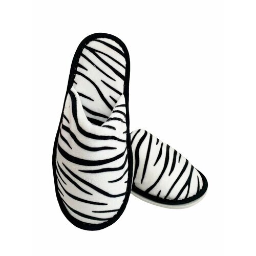 Тапочки ivshoes, размер 36-37, черный, белый