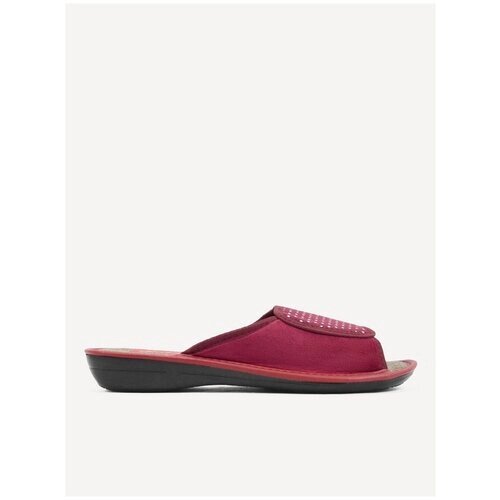 Тапочки melitta shoes, размер 40, бордовый