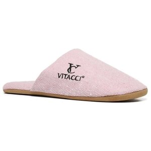 Тапочки VITACCI, текстиль, размер 36/37, розовый