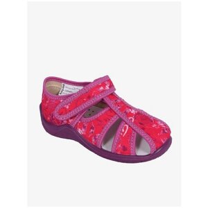 Текстильные сандалии Kapika, размер 29, розовый/фиолетовый