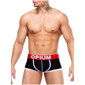 Трусы боксеры Opium, заниженная посадка, размер M, черный