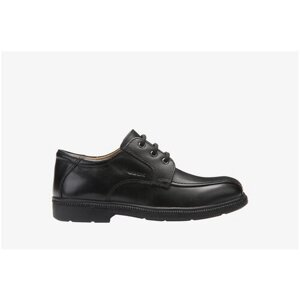 Туфли для мальчика, GEOX, J52D1H00043C9999, чёрный, размер - 38