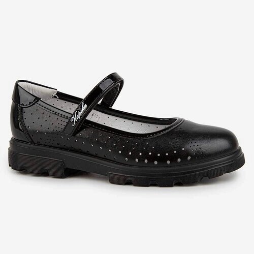 Туфли Kapika, перфорированные, размер 34, черный