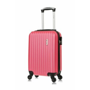 Умный чемодан L'case Ch0597, 30 л, размер XS, розовый