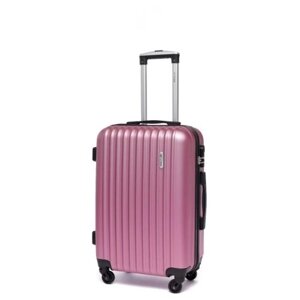 Умный чемодан L'case Krabi Krabi, 62 л, размер M, золотой, розовый