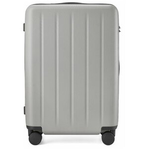 Умный чемодан NINETYGO, поликарбонат, 62 л, размер M, серый