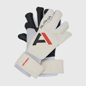 Вратарские перчатки AlphaKeepers, размер 9.5, белый, черный