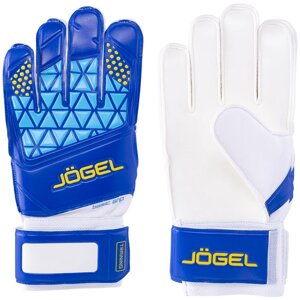 Вратарские перчатки Jogel детские, размер 6, синий, белый
