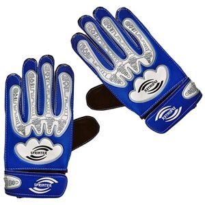 Вратарские перчатки Sprinter, синий, белый