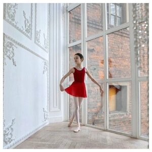 Юбка для танцев и гимнастики Baletmarket, размер 123-134, бордовый