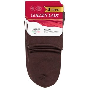 Женские носки Golden Lady средние, размер 35-38, коричневый