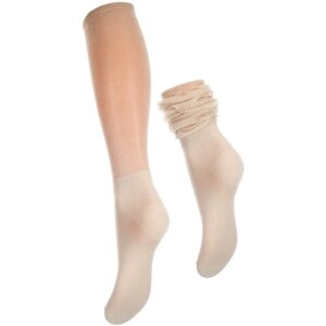 Женские носки Mademoiselle высокие, размер UNICA, белый