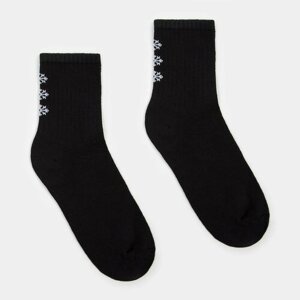 Женские носки Minaku, на Новый год, размер 25, черный