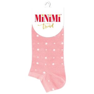 Женские носки MiNiMi укороченные, нескользящие, размер 39-41 (25-27), оранжевый, коралловый