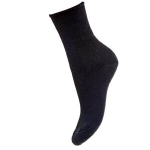 Женские носки Ростекс средние, утепленные, размер 23 (35-37), черный