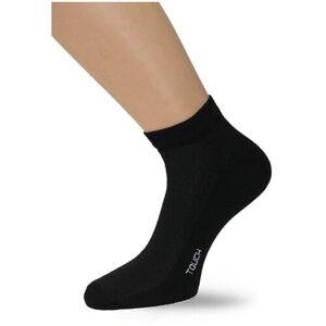 Женские носки Touch укороченные, размер 25-27, черный