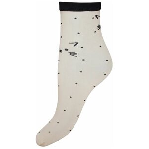 Женские носки Trasparenze, капроновые, 20 den, размер Unica, белый