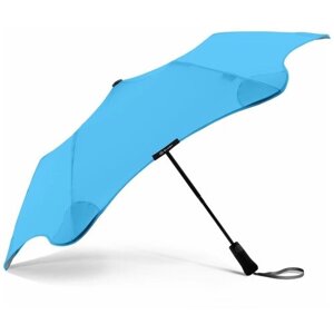 Зонт Blunt, полуавтомат, 2 сложения, купол 100 см., 6 спиц, система «антиветер», синий, голубой