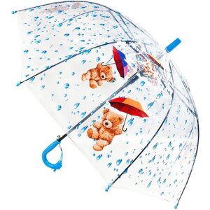 Зонт детский прозрачный с мишками