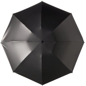 Зонт FULTON, механика, 3 сложения, купол 104 см., 8 спиц, обратное сложение, черный