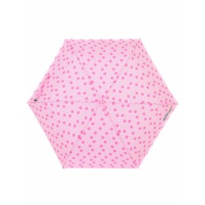 Зонт механика, 3 сложения, для женщин, розовый