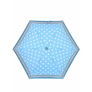 Зонт механика, 3 сложения, купол 96 см, голубой