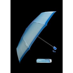 Зонт Popular, автомат, купол 100 см., 9 спиц, для женщин, голубой