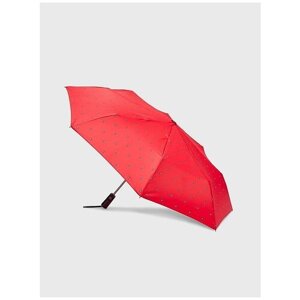 Зонт TOMMY HILFIGER, автомат, обратное сложение, чехол в комплекте, красный