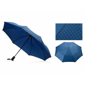 Зонт-трость bumbel, полуавтомат, 3 сложения, купол 106 см, проявляющийся рисунок, синий