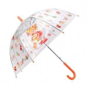 Зонт-трость Mary Poppins, полуавтомат, купол 45 см., бесцветный