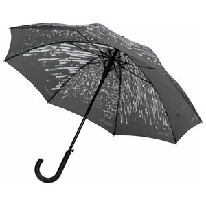 Зонт-трость мужской женский унисекс Types Of Rain черно-белый