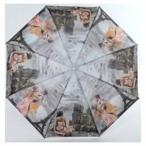 Зонт TRUST, механика, 5 сложений, купол 100 см., для женщин, мультиколор
