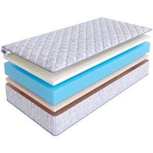 Беспружинный ортопедический матрас SkySleep ROLLER Cotton Memory-Latex 20 на диван кровать 75x220