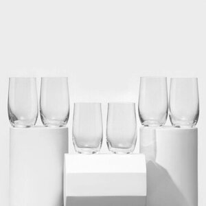 Bohemia Crystal Набор стеклянных стаканов для воды «Анжела», 380 мл, 6 шт