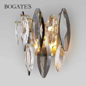 Бра/ Настенный светильник Bogate's Onyx 372/2 дымчатый/золото IP20