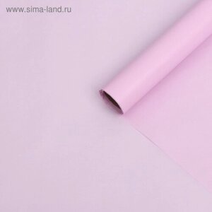 Бумага тишью водоотталкивающая, цвет светло-розовый, 58 см х 5 м 19 микрон