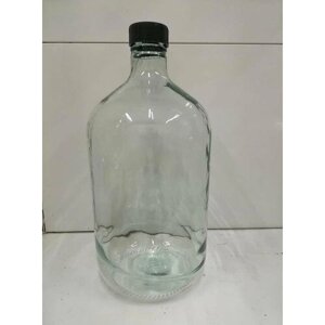 Бутыль 15,0 л Казацкий (прозрачный) стеклянный