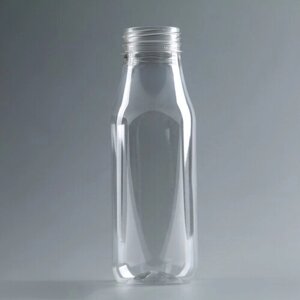 Бутылка одноразовая молочная «Универсал», 300 мл, с широким горлышком 0,38 см, цвет прозрачный, 100 штук