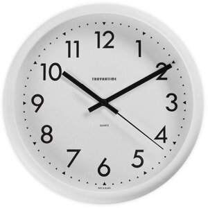 Часы настенные, серия: Классика, плавный ход, d-24.5 см, толщина 5.5 см, белые
