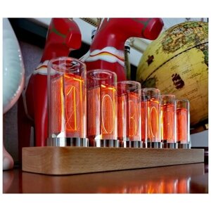 Часы настольные Nixie Tube D`ESIGN 6 tube