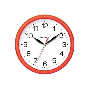 Часы troyka классика (21230213) настенные красный