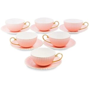 Чайный сервиз Розовая серенада (на 6 персон)