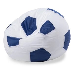Чехол Пуффбери для кресла-мешка "Мяч" размер XXL, белый/синий, 2 шт.