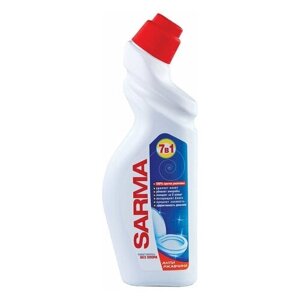 Чистящее средство дезинфицирующее 750 мл SARMA "Антиржавчина", для сантехники, убивает микробы, 70681 (цена за 1 ед. товара)